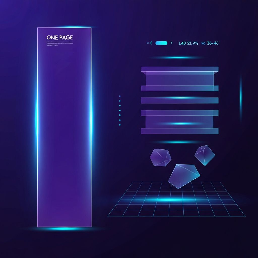 One Page Web Design Template