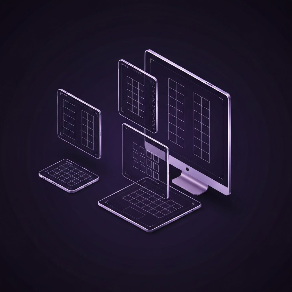 Responsive Web Design Mockup