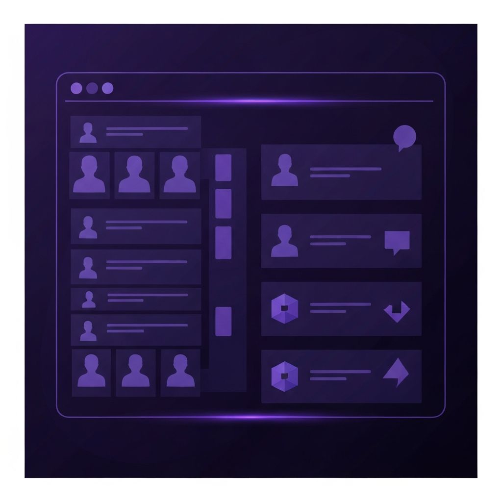 Social Media Web Page Design