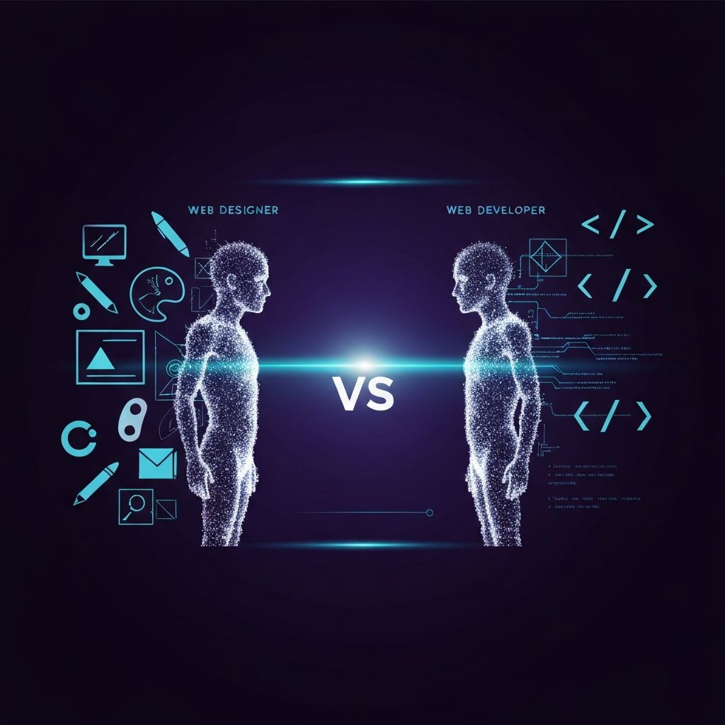Web Designer and Web Developer Difference