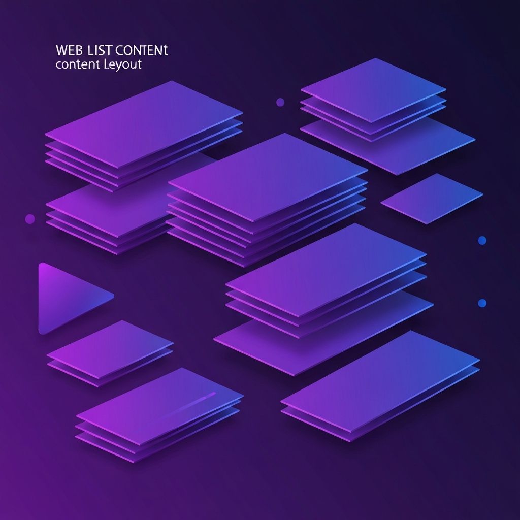 Web Page Design List Design